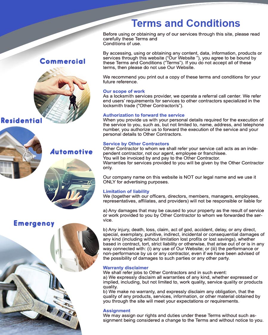 Expert Emergency Locksmith  888-805-7044